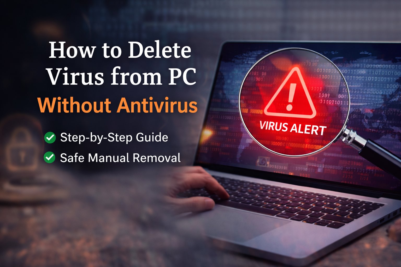 how can i delete virus from my computer without antivirus