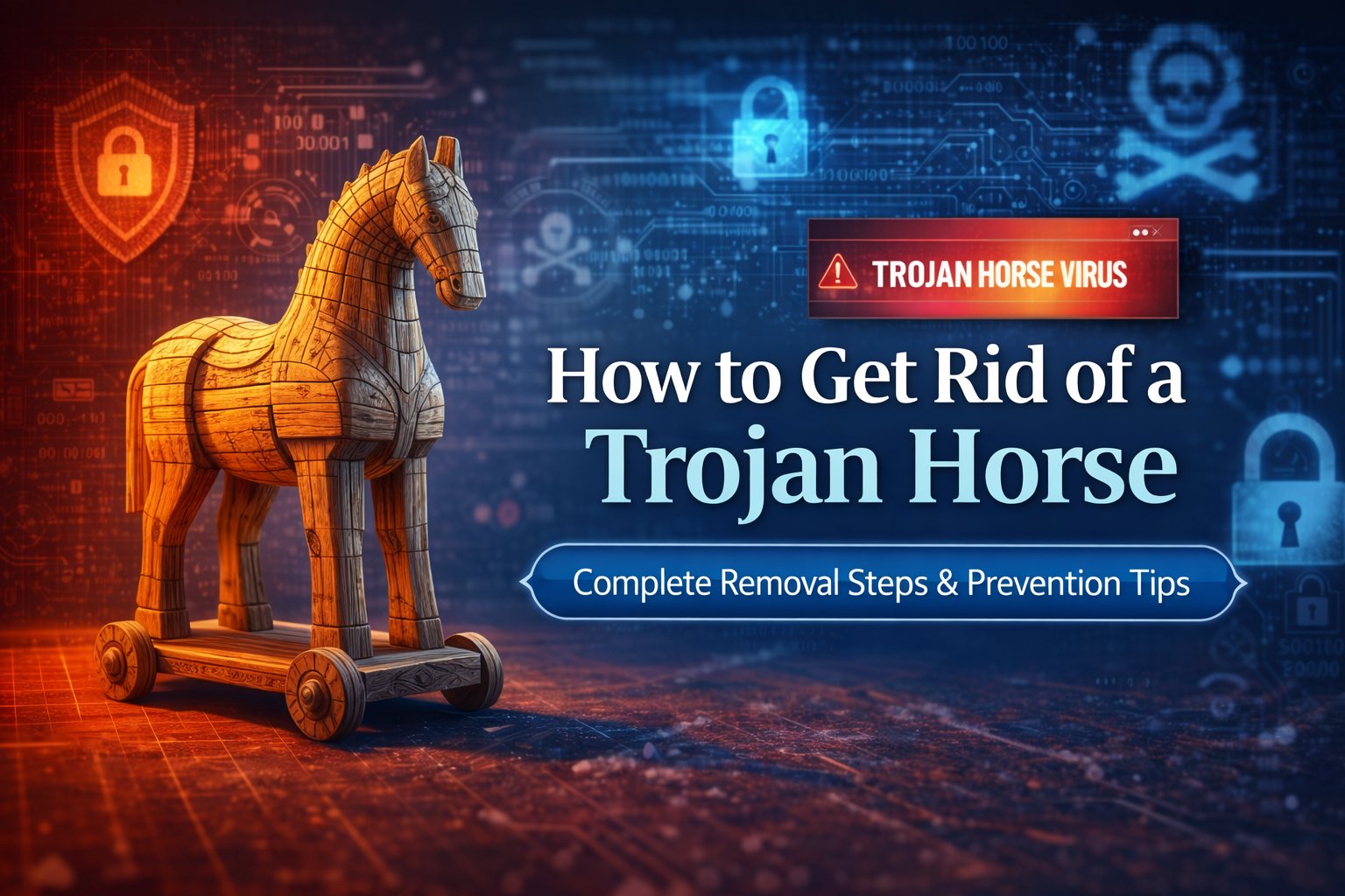 how to get rid of a trojan horse