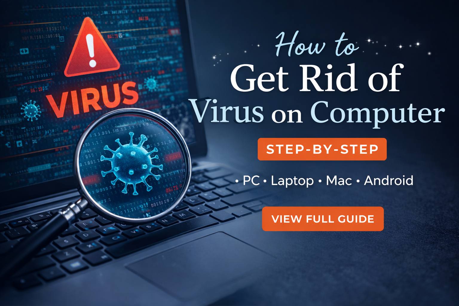 how to get rid of virus on computer