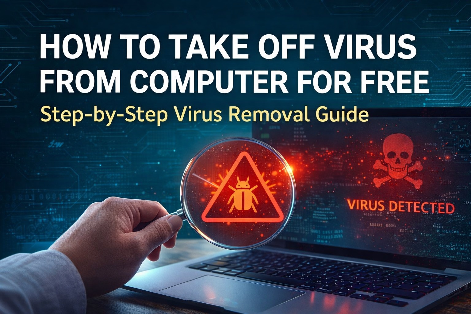 how to take off virus from computer for free